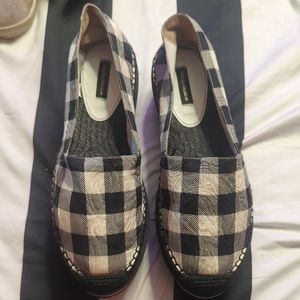 Dolce and Gabbana Plain Print Espadrilles